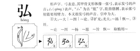 弘名字意思|弘字取名的寓意